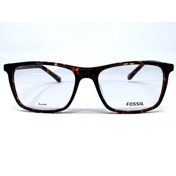 New FOSSIL Havana Pillow Acetate FOS7076 Womens Eyeglasses 53-17-140 - Picture 1 of 8